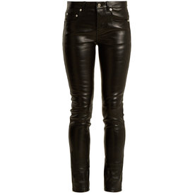 Saint+Laurent+Leather+Trousers